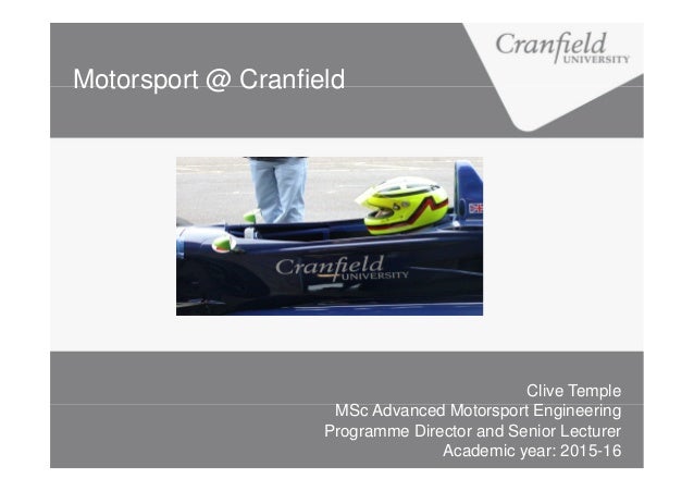 cranfield motorsport thesis cranfield motorsport thesis